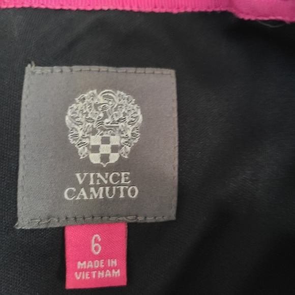 Vince Camuto Blue Ombre Floral Abstract Fit And Flare Dress Size 6 - Picture 10 of 11